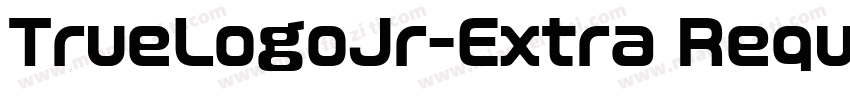 TrueLogoJr-Extra Reqular字体转换